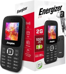 Energizer E13 2G Dual Sim Pulsante Telefono Radio FM Fotocamera (Sbloccato) Nero - Foto 1 di 5