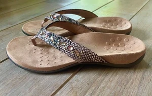 Sandalias Vionic Flip Flop pedrería ortopédica arco del pie 39 / 39,5 - Imagen 1 de 9