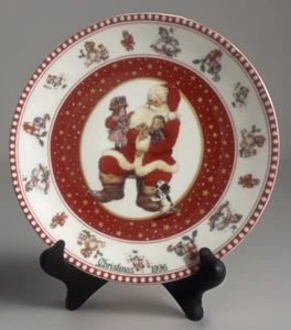 Weihnachtsmann von Giordano Fine Porcelain Sammlerteller 1996 Weihnachten Westwood - Bild 1 von 11