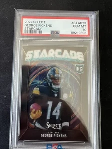 Panini Select George Pickens Starcade 2022 PSA 10 - Imagen 1 de 2