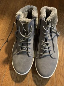 Gamuza gris Russell Park talla Botines forrados con cremallera/cordones para mujer 11 - Imagen 1 de 8