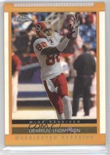 2003 Topps Draft Picks & Prospects Chrome Gold Refractor Derrius Thompson #71