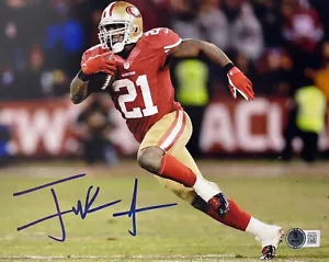 FOTO FIRMADA FRANK GORE AUTOGRAFIADA 8x10 SAN FRANCISCO 49ERS BECKETT BAJO CERTIFICADO DE AUTENTICIDAD - Imagen 1 de 1