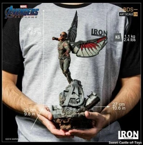 1/10 Iron Studios Marvel Avengers 4 Endgame Falcon BDS Art Scale Statue - Picture 1 of 10
