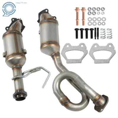 For 2012 2013-2017 Jeep Wrangler 3.6L V6 Front Catalytic Converter Left & Right - Image 1 of 4