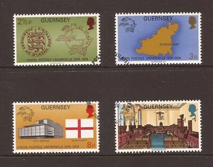 1974 Guernsey, Universal Postal Union, Fine Used Set of Stamp, SG 114/17 #182 - Picture 1 of 1