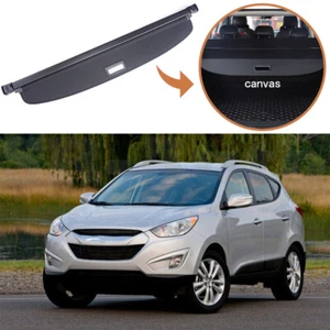 Para Hyundai Tucson 2008-2014 Maletero Sombra Protector Retráctil Cubierta de Carga Perforación - Imagen 1 de 9