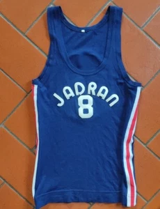 MAGLIA Trieste JADRAN Ambrožič 1980 VINTAGE🏀INDOSSATA SHIRT BASKET MATCHWORN - Imagen 1 de 9
