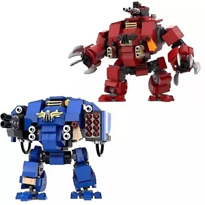 400PCS MOC Sci-Fi Bipede Mech Kit di Costruzione | Set Modellismo Robot da Combattimento Modulare - Foto 1 di 8