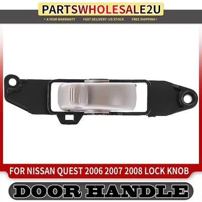 Manija de puerta interior trasera izquierda beige para Nissan Quest 2006-2008 perilla de bloqueo VQ35DE Foto 1 de 4