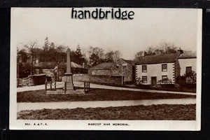 Warcop, Village & War Memorial - west of Brough - real photographic postcard - Foto 1 di 2