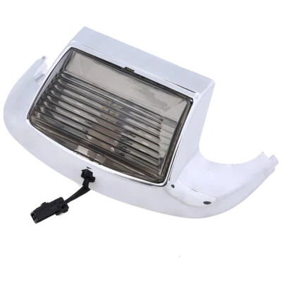 Guardabarros delantero humo 12V punta LED luz plástico para Harley Davidson Touring Foto 1 de 4