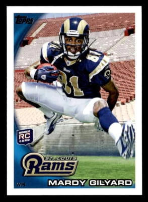 Mardy Gilyard 2010 Topps Rookie Card #264 St. Louis Rams - Image 1 of 2