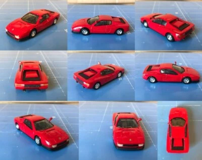 Kirin Fire, 1/72 Ferrari Great Car Collection, rosso Testarossa, pressofuso - Immagine 1 di 4