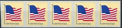 US Flag on Tan N/D on Oversized Backing PNC5 PL V1111 MNH Scott's 4135 by AD - Image 1 of 2