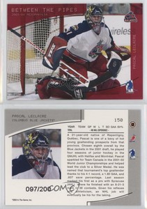 2003-04 ITG Be A Player Memorabilia Ruby /200 Pascal Leclaire #150