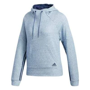 NEW w/tags ADIDAS Women's Hoodie Light Blue Heather Size XS 3-Stripe - Picture 1 of 5