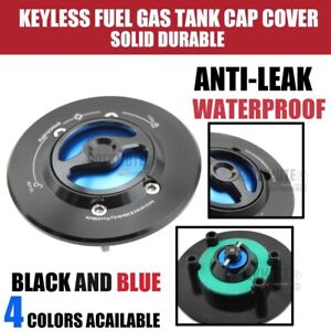 Keyless Motorcycle Fuel Gas Tank Cap Cover For HP2 HP4 K1600G/GTL R1200GS/R Blue
