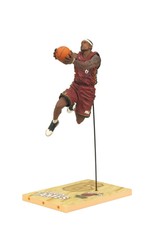 LEBRON JAMES MIAMI HEAT RED ACTION FIGURE MCFARLANE TOYS NBA SERIES 19 BRONZE 