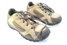 Columbia Women's 7.5 Trail Trekker Lace Up Low Hiking Shoes Tan Suede BL3108-251