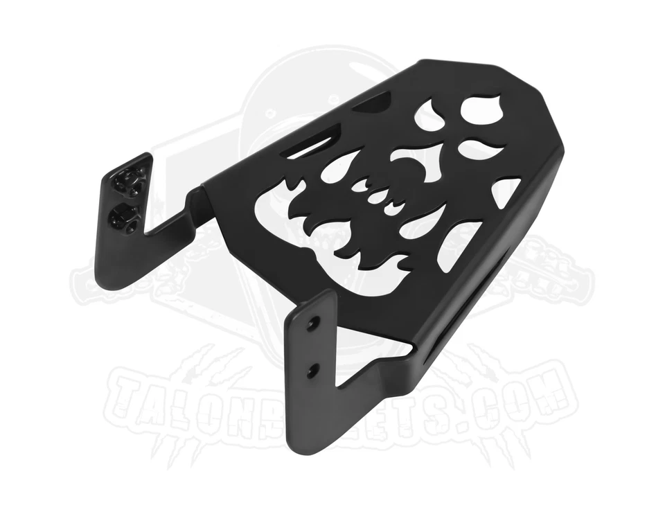 Bagageiro traseiro preto para Yamaha 12" Raider SCL encosto de montagem fixa bom - Imagem 1 de 4