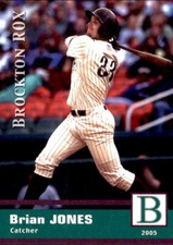 2005 Brockton Rox Grandstand #28 Brian Jones Myrtle Beach South Carolina SC Card