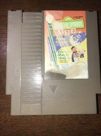 Sesame Street 123 Nintendo NES Astro Grover Ernies Magic Shapes