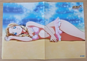 Super Robot Wars 30 poster (10x15 in) original bikini 2-sided pin-up insert - Picture 1 of 4