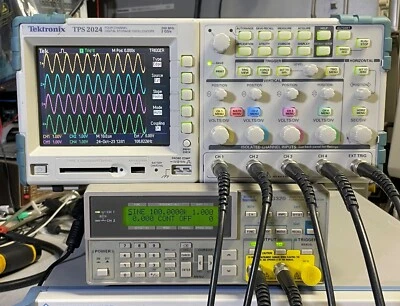 Osciloscopio de almacenamiento digital Tektronix TPS2024, 200 MHz, 2 GS/s, 4 CH aislados Foto 1 de 4