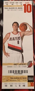 Bucks @ Trail Blazers 2007 NBA Ticket Andrew Bogut 21 Pts / Mo Williams 33 Pts - Picture 1 of 1