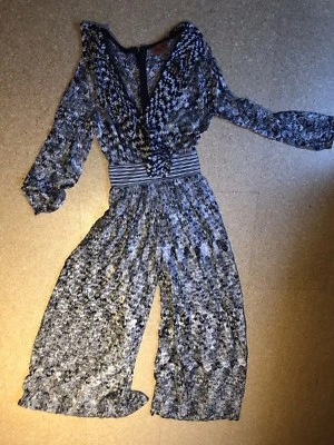 Missoni Jumpsuit Overall NEU NP 1850,00 Schwarz Weiß Dt.38 Ital. 44 Runway - Bild 1 von 4
