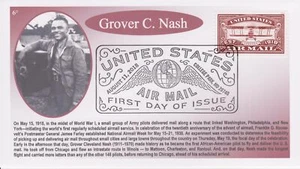 6° Cachets 5282 correo aéreo de Estados Unidos 2018 sello rojo afroamericano Grover C. Nash - Imagen 1 de 1