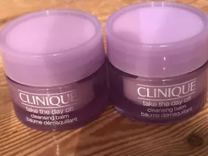 Clinique take the day off cleansing balm 15ml Travel Size New x2 🌸 - Picture 1 of 1