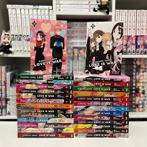 Kaguya sama: L'amore è guerra vol. 1-28 set manga completo inglese Aka Akasaka *NUOVO* - Foto 1 di 1