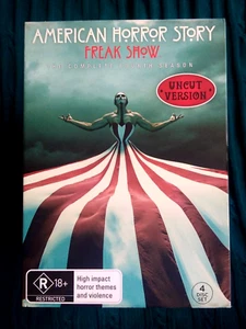 AMERICAN HORROR STORY- FREAK SHOW – THE COMPLETE FOURTH SEASON – UNCUT - DVD - Picture 1 of 2