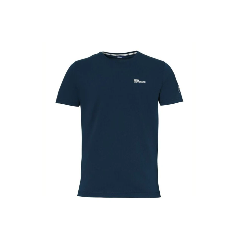 Camiseta Original BMW Motorcycle Make Life A Ride Masculina Tamanho S Azul Marinho/Branco - Imagem 1 de 3