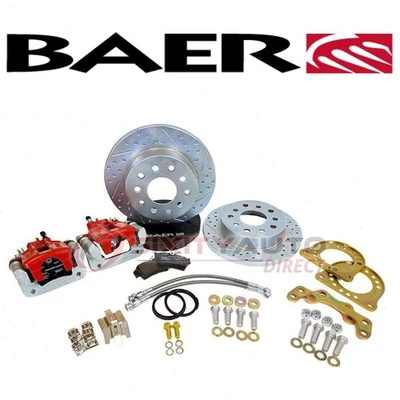 Baer Rear Brake Caliper Rotor Pad Hose Kit for 1964-1972 Buick Skylark - rd Foto 1 de 4