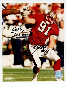 KEVIN GREENE Autographed 8x10 Photo San Francisco 49'ers & Steelers HOF'er - Picture 1 of 2