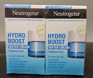 2x Neutrogena Hydro Boost Water Cream 0.5 Fl Oz (14 mL) - Picture 1 of 6