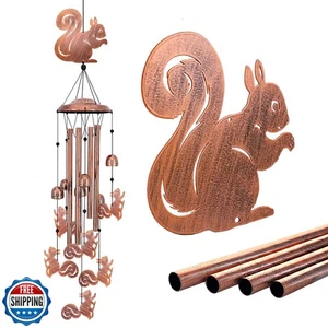 Squirrel Wind Chimes for Outside,Squirrel Gifts for Women Men/Mem - Picture 1 of 5