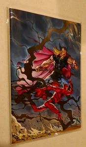 NYCC 2025 Deadpool Batman #1 NYCC Virgin Secret Foil Drop Limited 500 Thor Flash - Picture 1 of 2