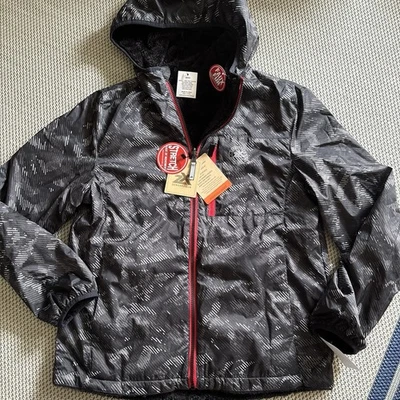 Boys ZeroXposur Fuzzy Reversible Jacket Size 18/20 Black Camo MSRP $55 - Image 1 of 4