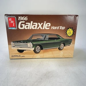 AMT 1966 Ford Galaxie Hardtop 1/25 Model Kit 1986 3 in 1 #6517 ungebaut - Bild 1 von 17