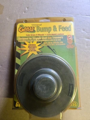 Grass Gator 3630 Universal Bump & Feed Trimmer Head Pre-Spooled .80 to .130 Line - Image 1 of 2