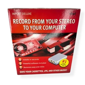 Xitel Inport Deluxe Stereo To PC Recording Kit Cassette LP Other Music Converter - Picture 1 of 3