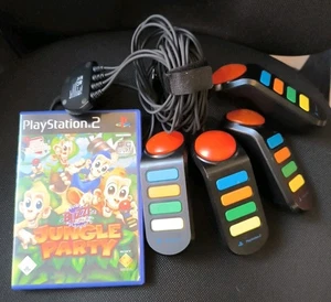 Buzz! Junior Jungle Party + 4er Buzzer für Sony PlayStation 2 PS2 - Picture 1 of 2
