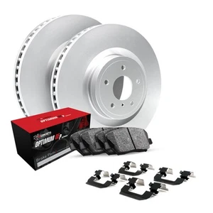 R1 Concepts Wjuh1 45017 R1 Brake Rotors Carbon Coated W Optimum Oe Pads - Picture 1 of 5