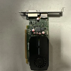 Nvidia Quadro K600 1GB GDDR3 PCIe V5WK5 Full Height Video Card DVI-I DisplayPort - Picture 1 of 3