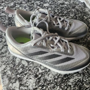 Adidas Adizero Size 8   Grey Football Cleats NIB Unisex.. - Picture 1 of 5
