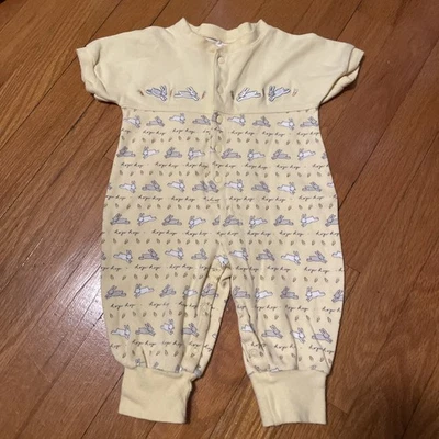 De Colección Infantil Recién Nacido - 3 Meses Gymboree Layette Unisex Conejo 1998 Una Pieza Foto 1 de 4
